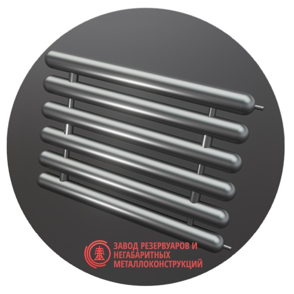 Регистры отопления шестирядные РСЭ-6x42x2.0-6000 мм