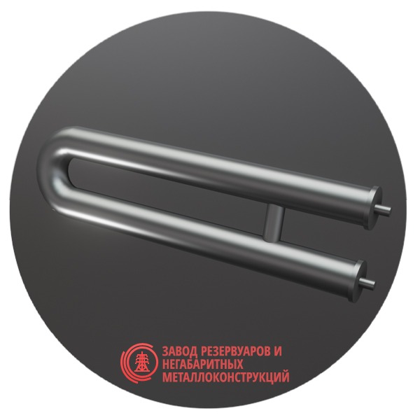 Регистры отопления двухрядные РЗП-2x133x4.0-5000 мм